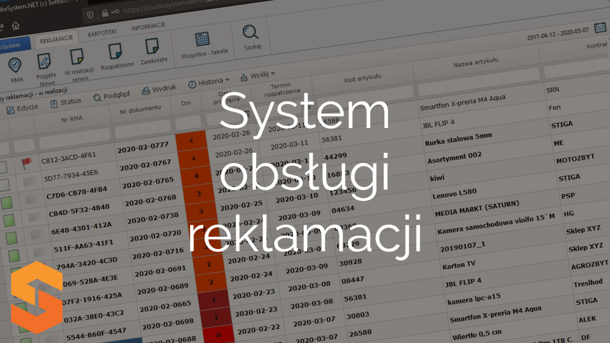 system obsługi reklamacji